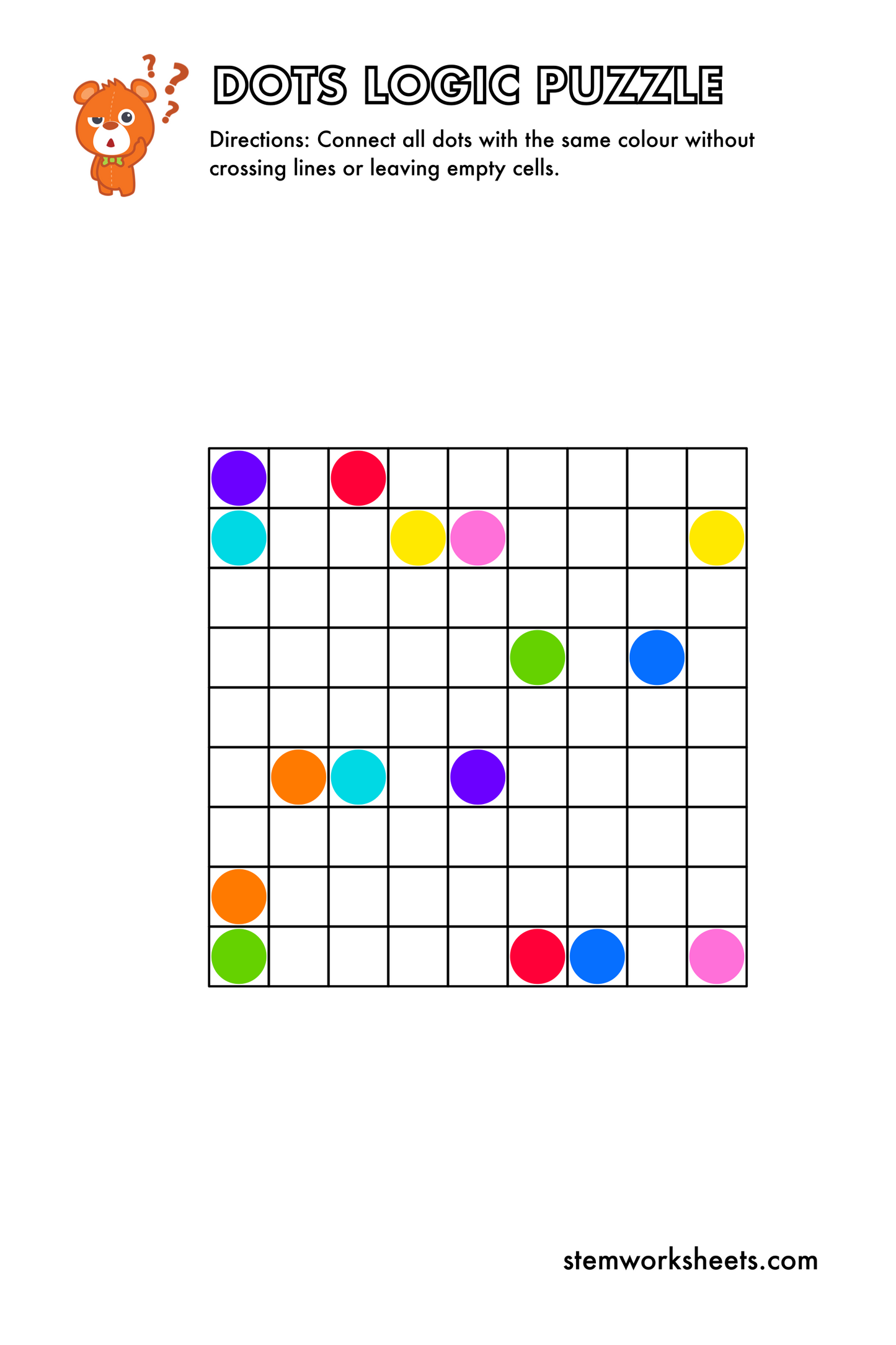 FREE Math Logic Puzzles Pack 6