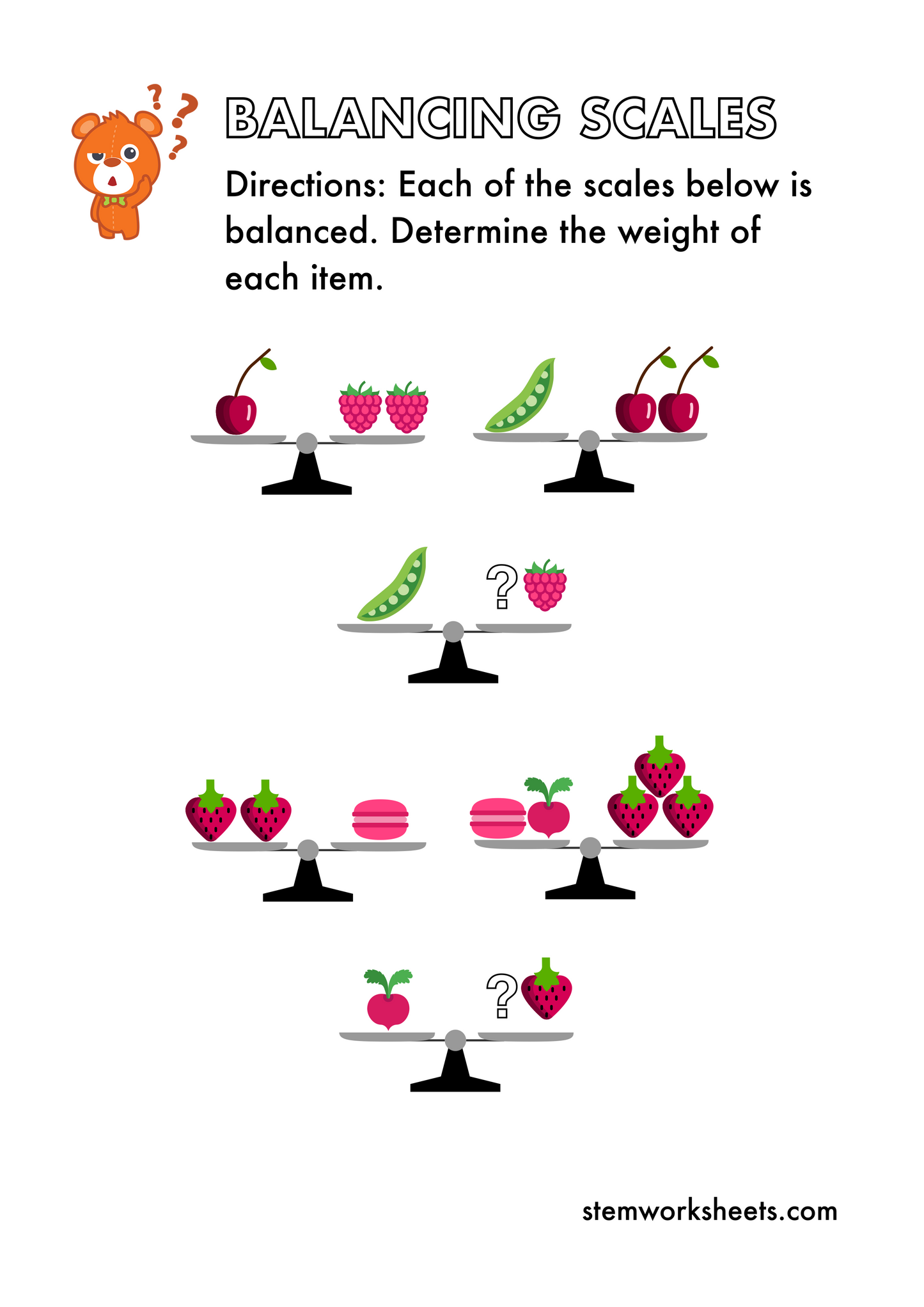 FREE Balancing Scales Pack 2