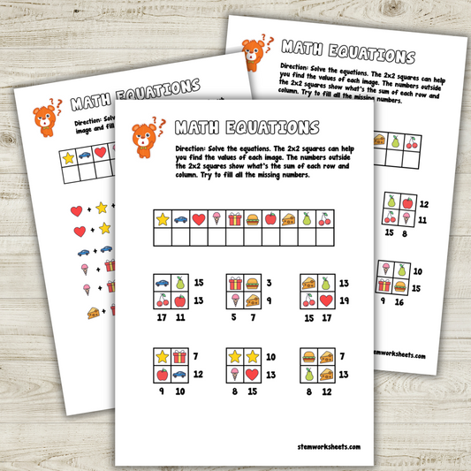 Our Gifted and Talented Workbooks contain hundreds of math problems, logic puzzles for kids, abstract reasoning puzzles, IQ questions for kids and are suitable for Cognitive Abilities Test™ (CogAT®) test preparation and NNAT test preparation.  Get free practice questions at stemworksheets.com. 