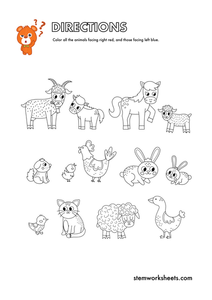 Help your preschooler master positional words with our FREE Directions &amp; Position Worksheets pack! These engaging puzzles and hands-on activities help children learn concepts like left, right, up, down, above, below, in front of, behind, on, under,&nbsp;next to, etc. A playful way to build spatial awareness, visual thinking, and kindergarten readiness.
Suitable for pre-K and kindergarten. Subscribe to get notified when a new package is ready for download!