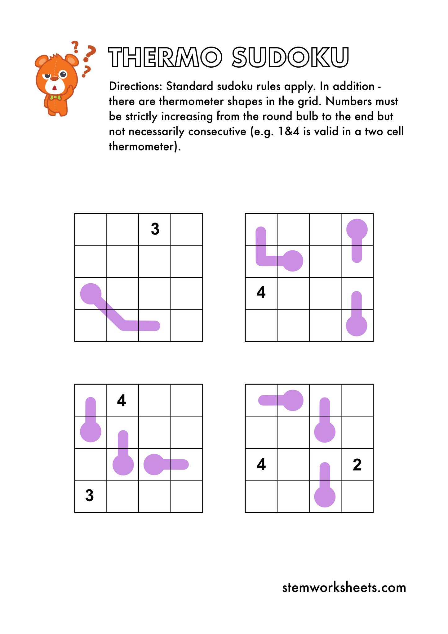 FREE Math Logic Puzzles Pack 2