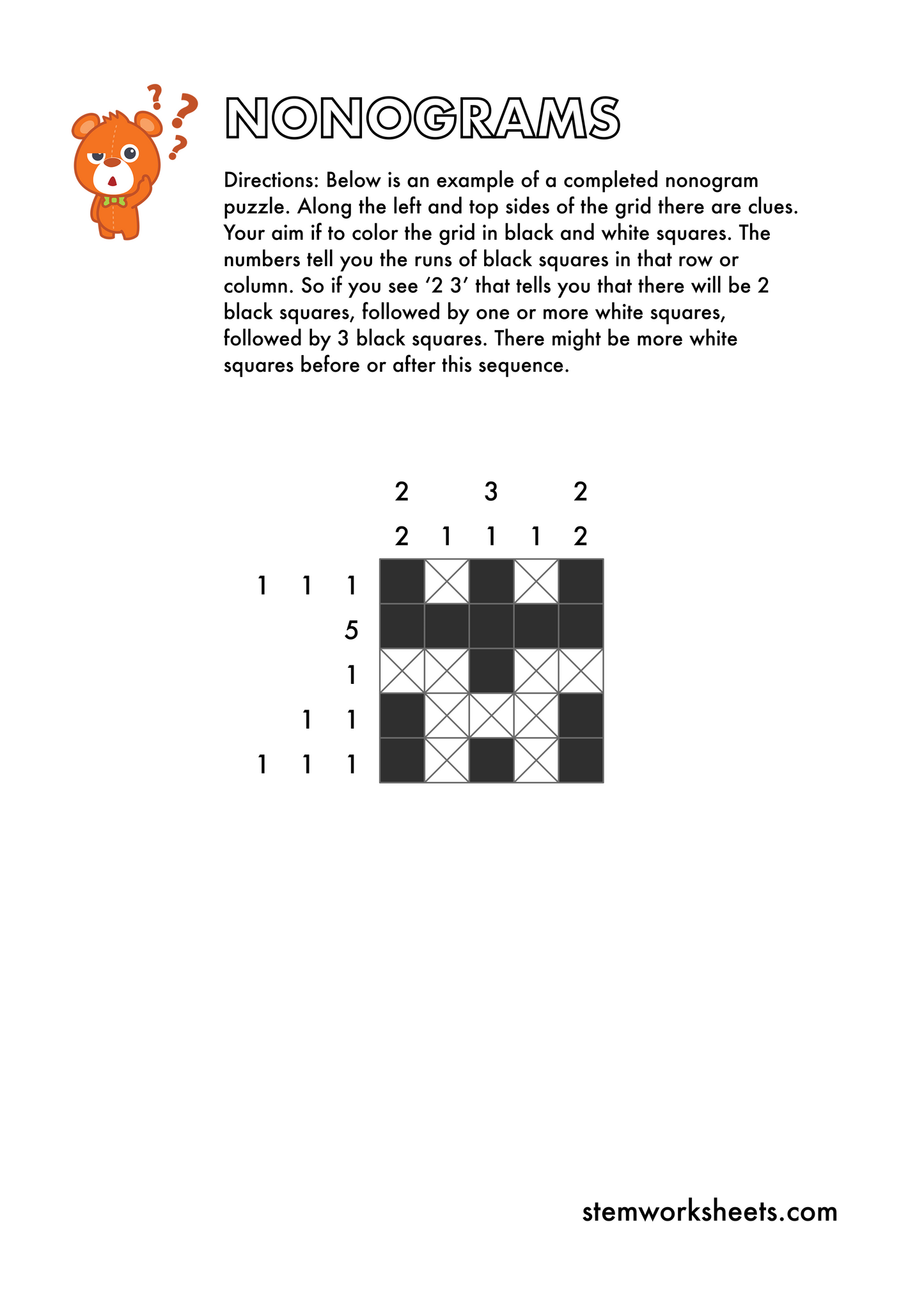 FREE Math Logic Puzzles Pack 3