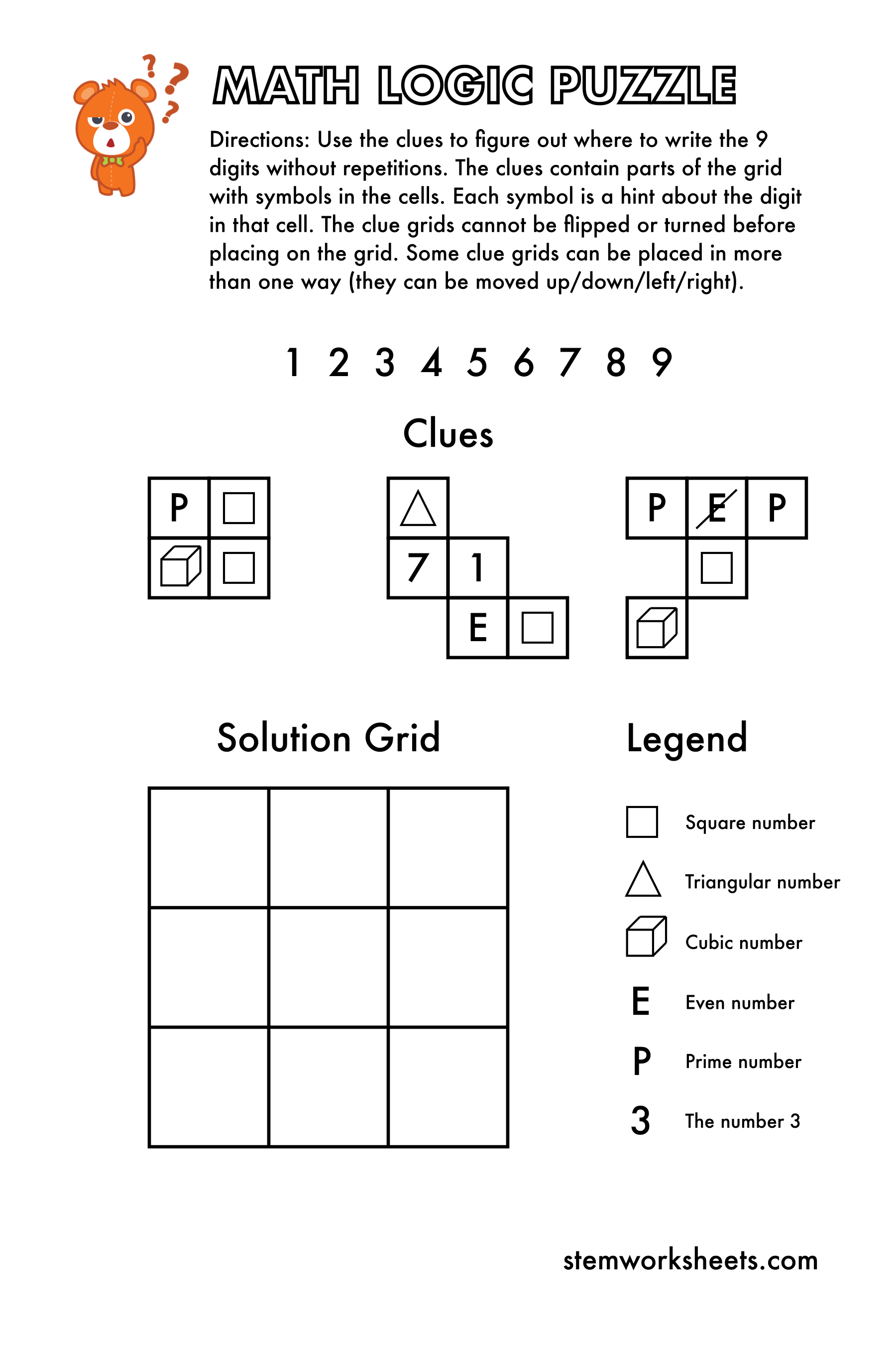FREE Math Logic Puzzles Pack 1 – STEMWorksheets free-math-logic-puzzles-pack-1-stemworksheets