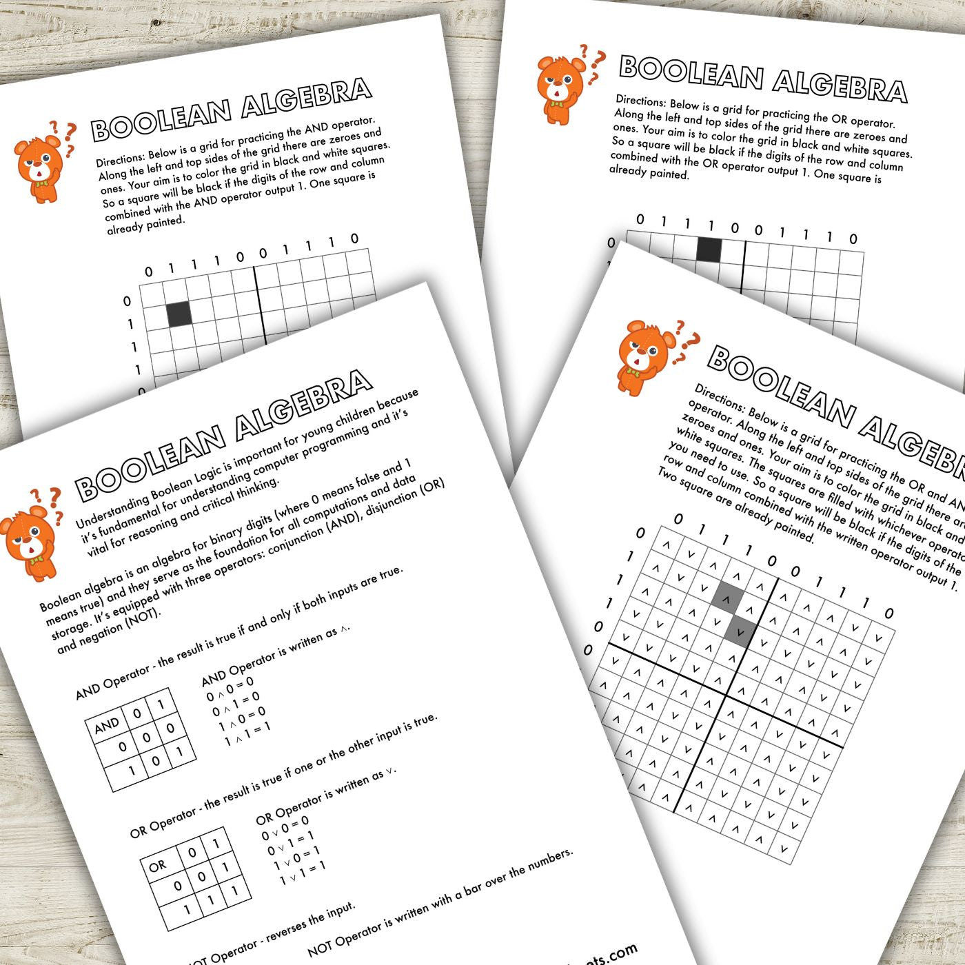 FREE Boolean Algebra Pack