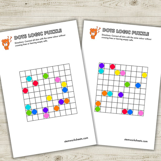 FREE Math Logic Puzzles Pack 6