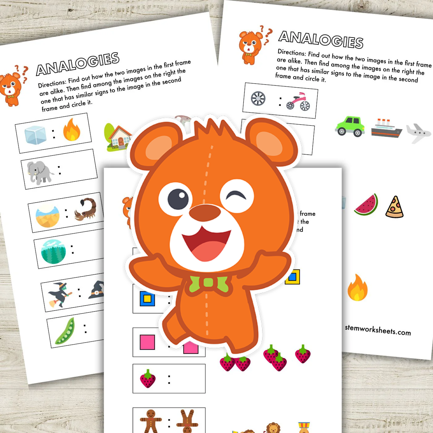 Watermarked - Kindergarten Analogies Pack