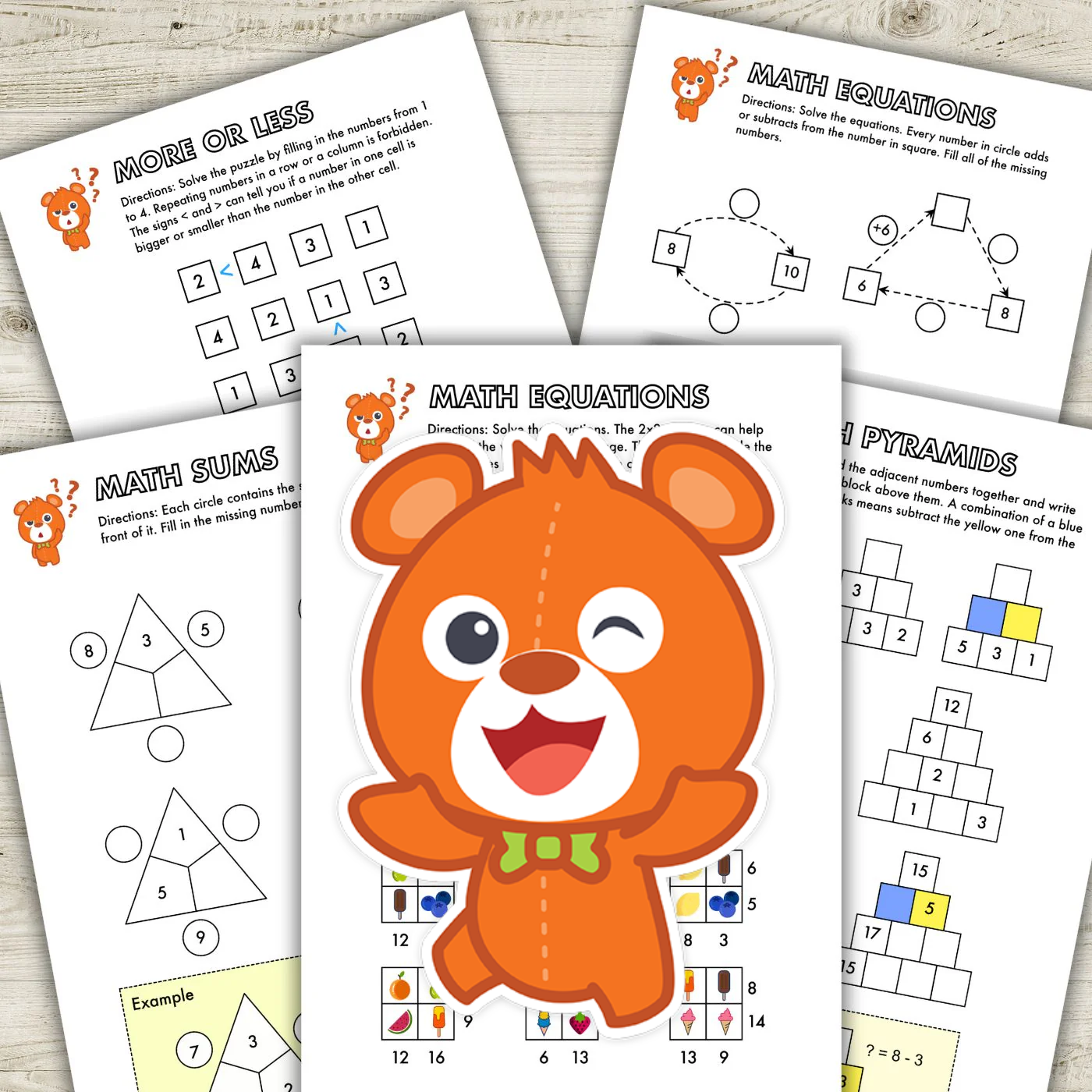 Watermarked - Kindergarten Math Pack (Copy)